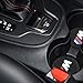 AOOOOP Car Interior Accessories for BMW Sport M Cup Holder Insert Coaster - Silicone Anti Slip Cup Mat for BMW 1 3 5 7 Series F30 F35 320li 316i X1 X3 X4 X5 X6 (Set of 2, 2.75