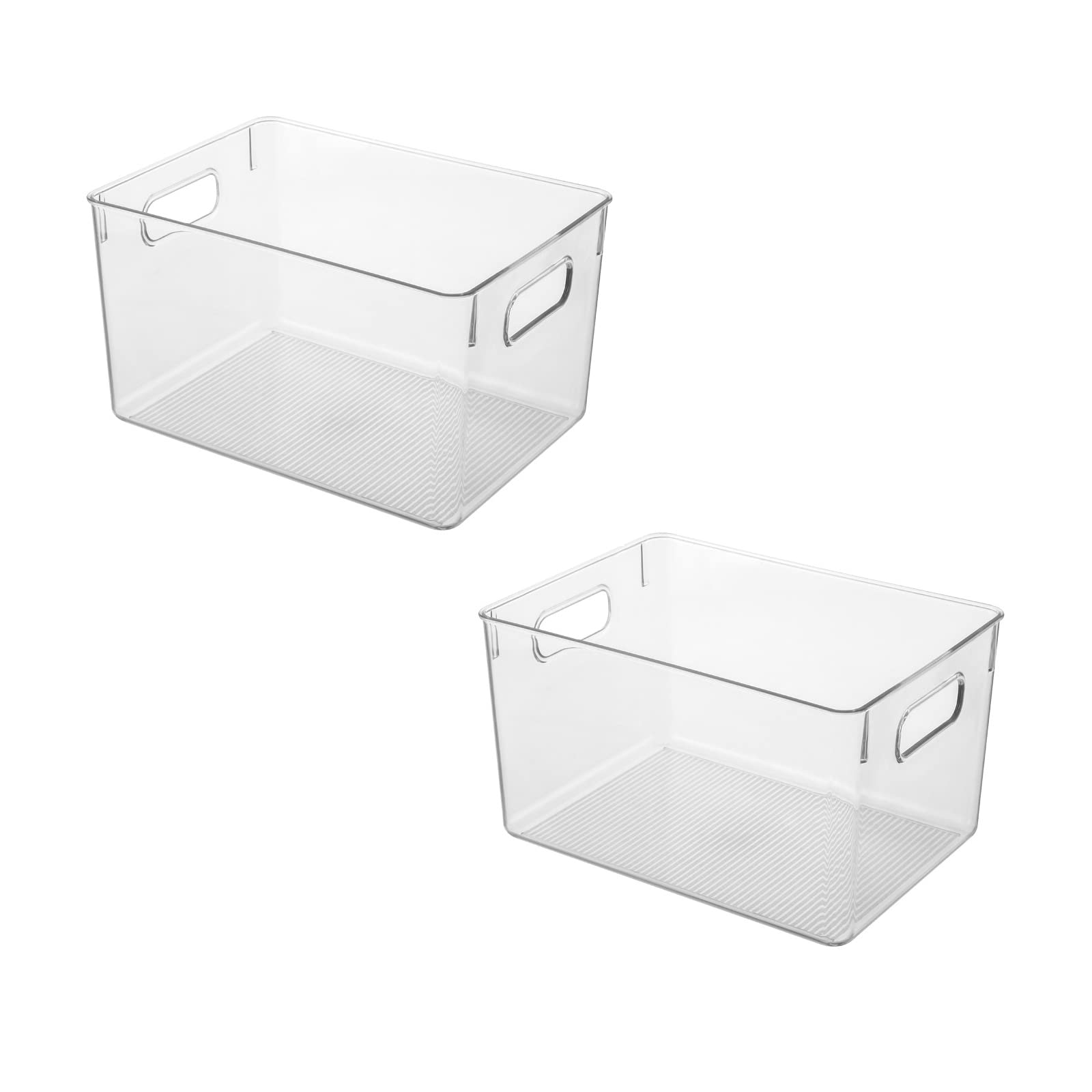 Buy 2 Pack Refrigerator Organizer Bins Fridge Organizer Clear Storage