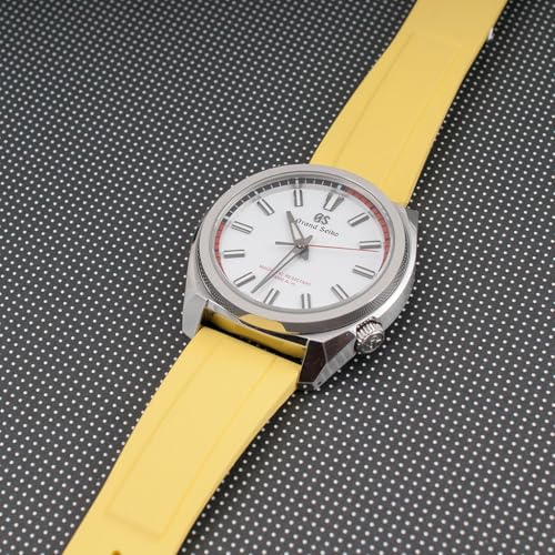 Image of StrapHabit Quick Release Deployant Rubber Watch Strap For Large and Small Wrists - Women and Men - Band FKM Deployment 19mm, 20mm, 21mm, 22mm
