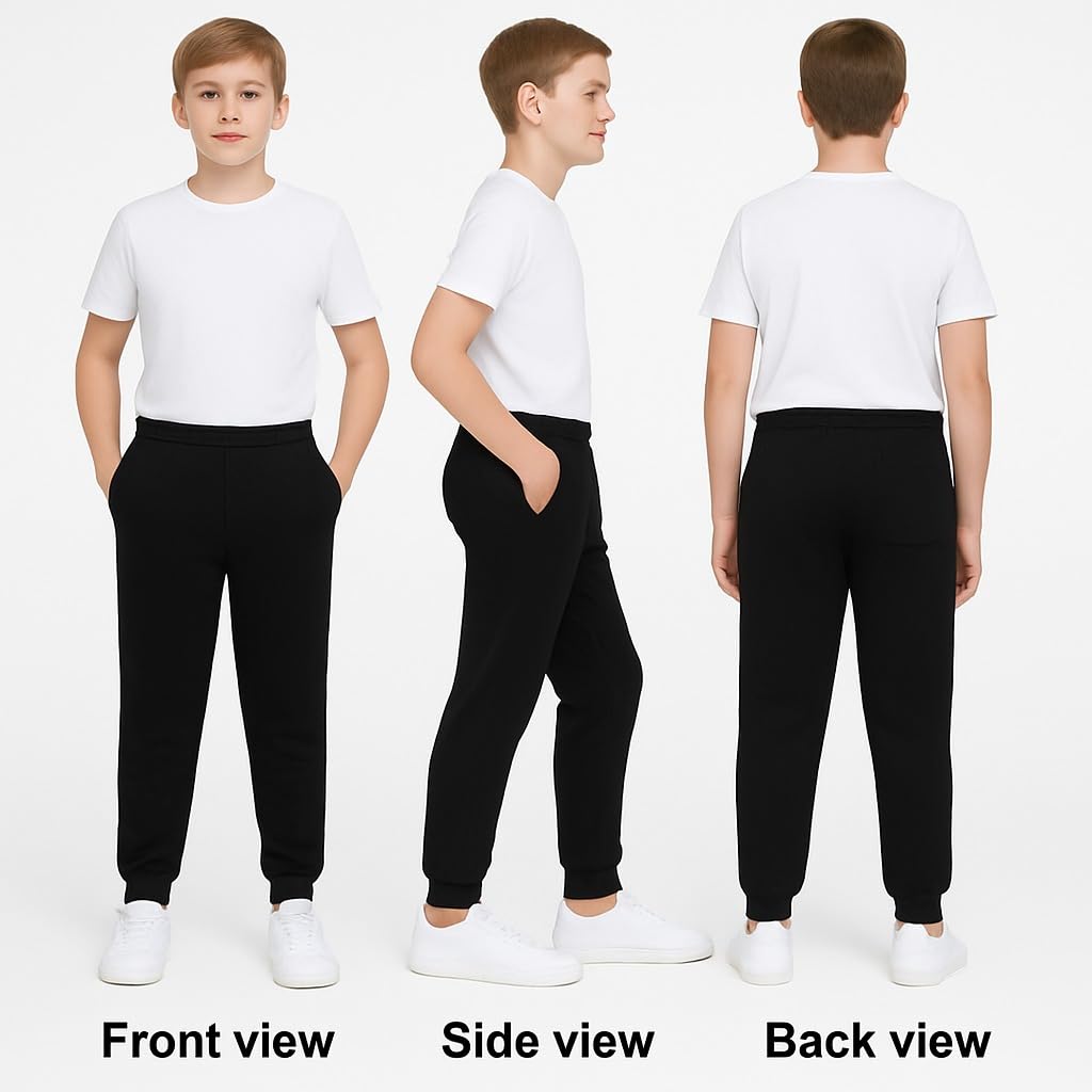KHIM Jogging Trouser Tracksuit Bottom Pant Kids Unisex Girls Boys Activewear — view 4