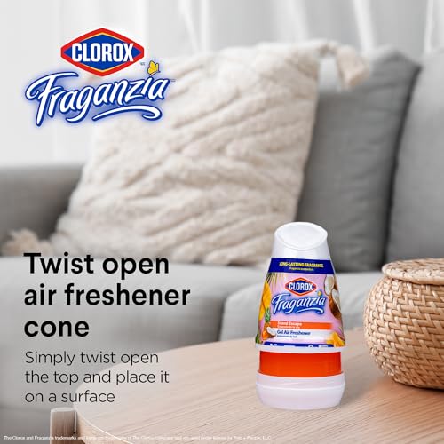Clorox Fraganzia Gel Air Freshener Cone, Hawaiian Escape, 6 Oz - image 3