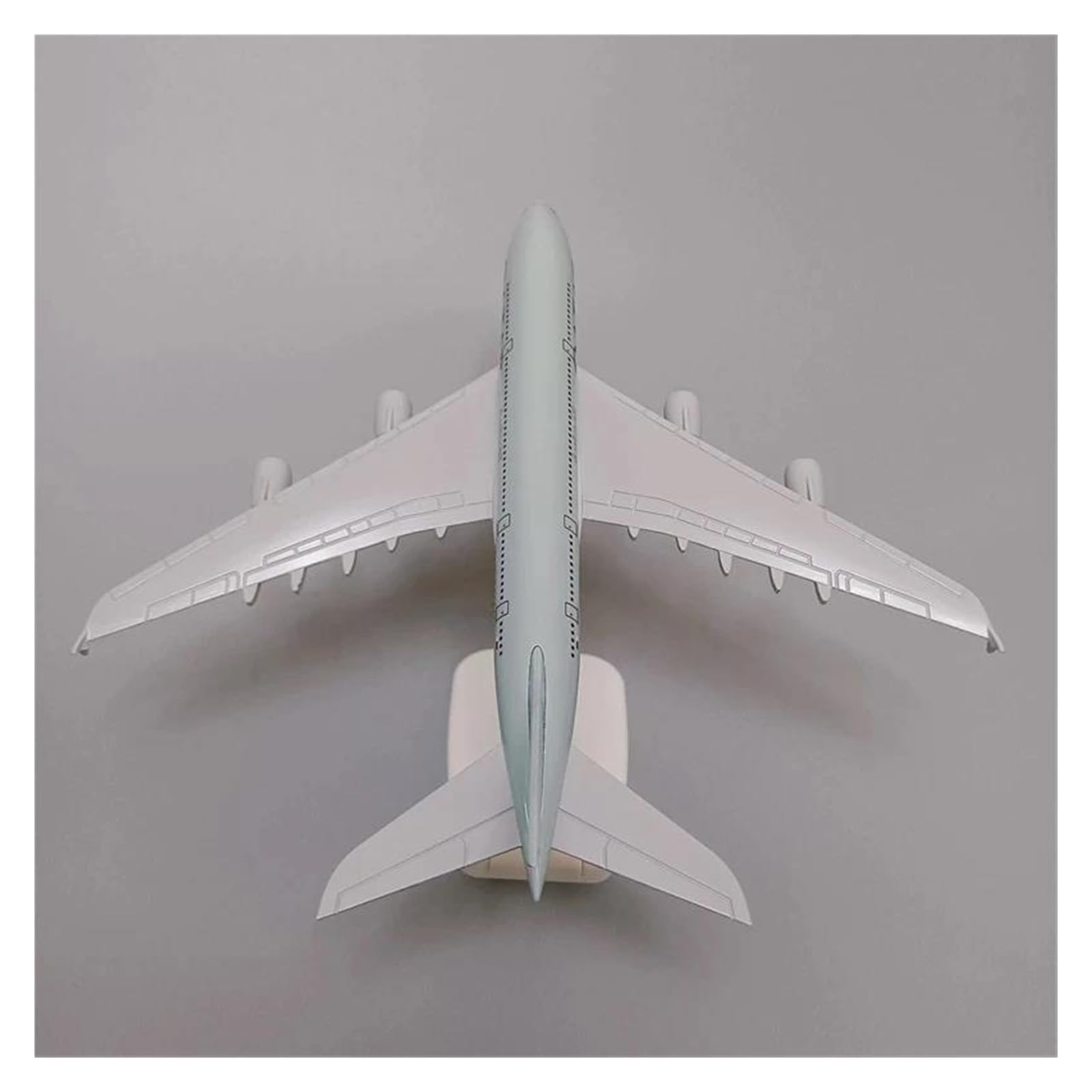 Replica in scala aeroplano 20 Cm Per Qatar Classic 380 Modello Aereo In Lega Metallo Pressofuso Carrello Atterraggio Ruote Giocattoli Da Collezione Per collezioni di visualizzazione