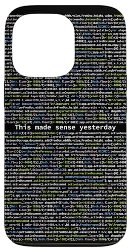 This Made Sense Yesterday ? Programmer Funny PC Graphic �X�}�z�P�[�X iPhone 13 Pro �p
