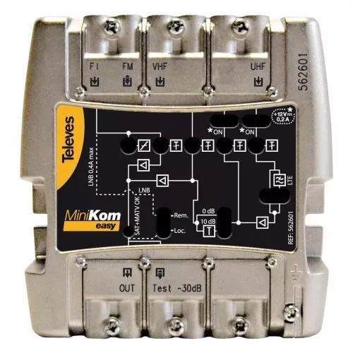 Televes - Amplificateur minikom matv+fi 4e/1s easyf