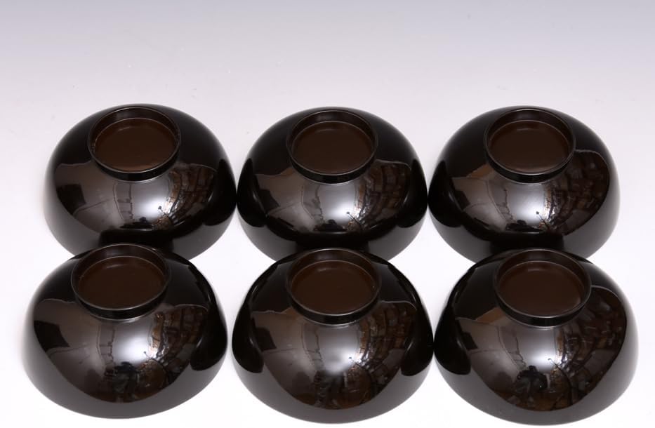 蒔絵持椀(一富士二鷹三茄子)十客揃 江戸時代後期の蒔絵師 橘屋浅野友七