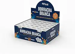 Kit Caixa com 60 Borrachas Brancas Macia Sem PVC Atóxica Não Mancha Ideal para Escola Escritório e Revenda