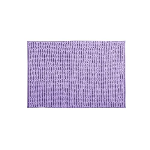 MSV Microfibre Chenille Bath Mat 50 x 80 cm Lavender