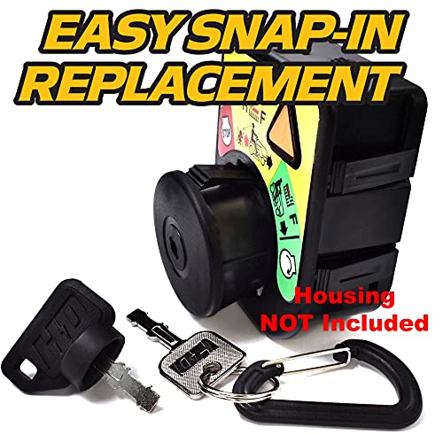 HD Switch Starter Ignition Key Switch Module Rebuild Replaces White Outdoor, MTD, LT542 LT546 LT946 LT950 LT1700 LT2000 LT2200 LT4600 LT5000 - OEM Upgrade W/2 Keys