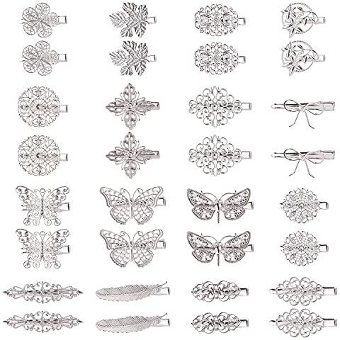 Cinaci 32 Pack Vintage Hair Clips Cover