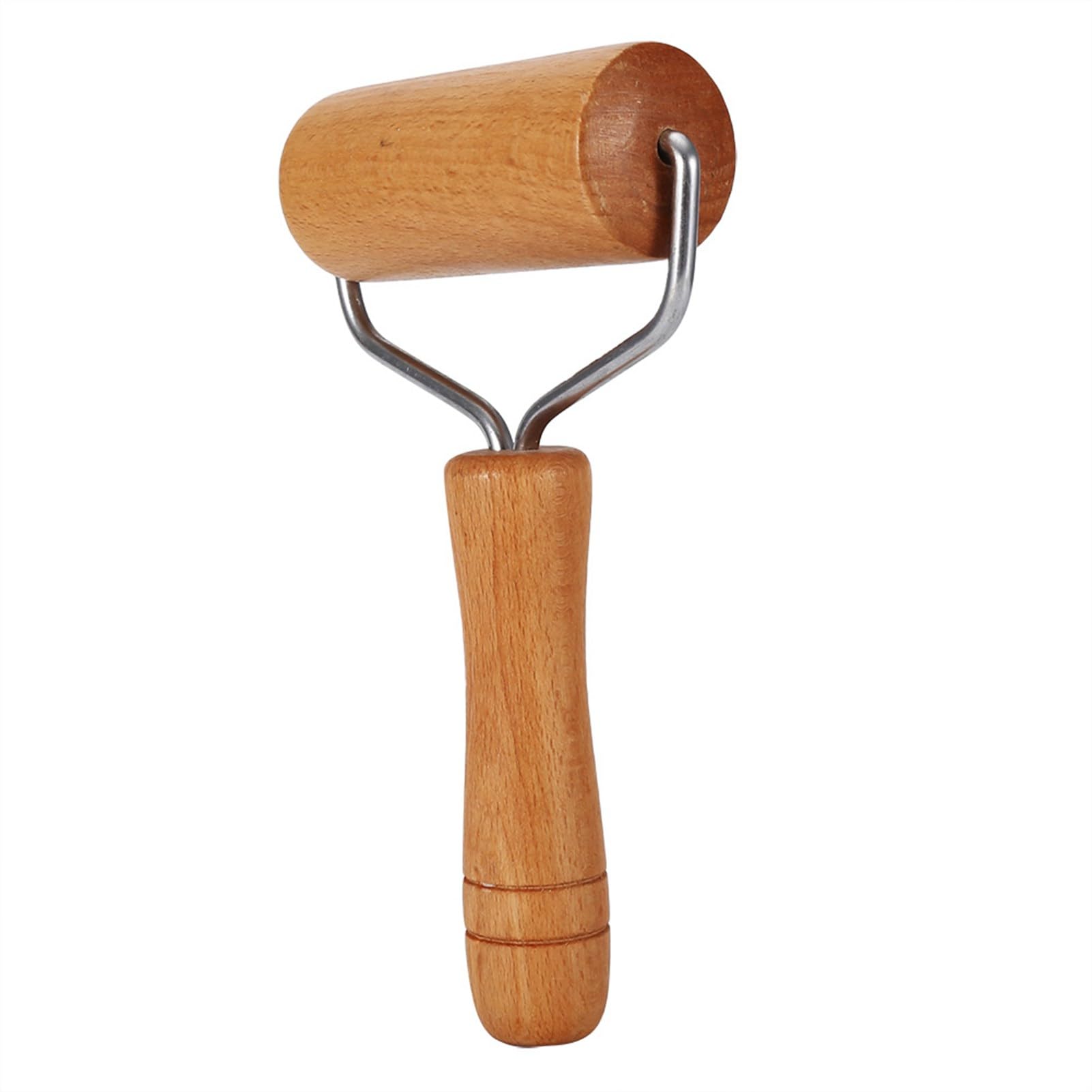 Rodillo para Repostería y Pizza, Rodillo para Panadero, Utensilios de Cocina de Madera para Hornear (Estilo 2)