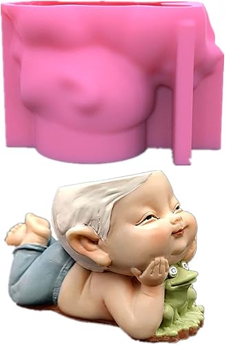 Molde de maceta para cemento, silicio, bricolaje, moldes para jarrones, plantas de hormigón, hechas a mano, herramienta de decoración del hogar,