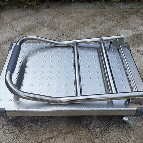 Carretilla plegable 4 ruedas capacidad 150KG miniatura 5