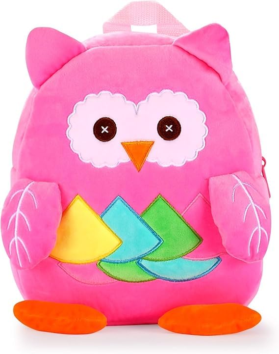 Image of blue tree Cute Kids Backpack Toddler Bag Plush Animal Cartoon Mini Travel Bag for Baby Girl Boy 1-6 Years, Ideal for Gifting for Kids