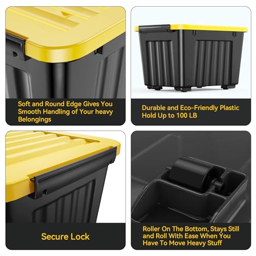 Nazhura 97 Quart Plastic Storage Bin thumb #7