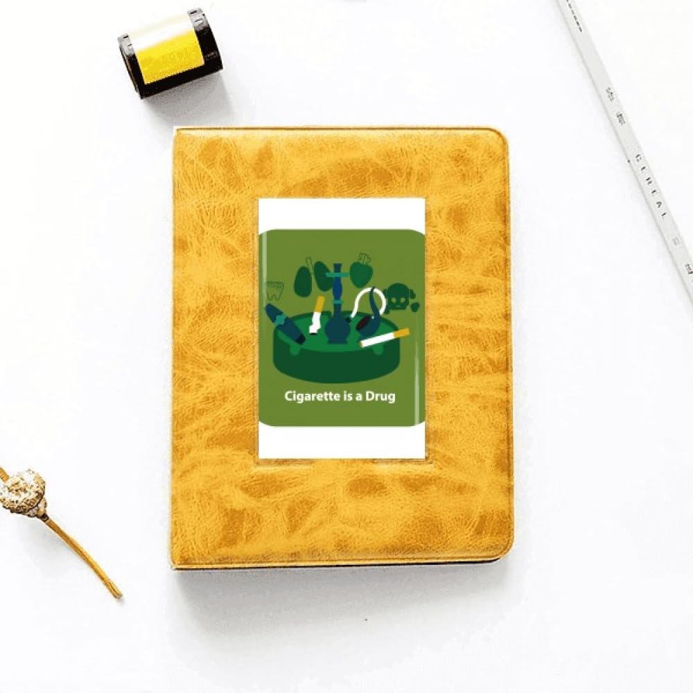 no/no Logo Cigarette Is A Drug Art Deco Fashion Photo Album Family Wedding Picture 4x6