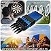MADSABRE Ballistic Dart Launcher, Metal Darts Accurate Shooting for Hunting Camping Shooting Self-Defense and Survival, Adult Toy (Blue)