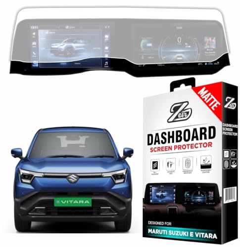 Image of ZEIR Screen Protector For MARUTI SUZUKI 2026 - Infotainment Guard | Anti Scratch & Water Resistant TouchScreen Accessory 2025+ [Not Tempered Glass] (E Vitara (Pack 2))
