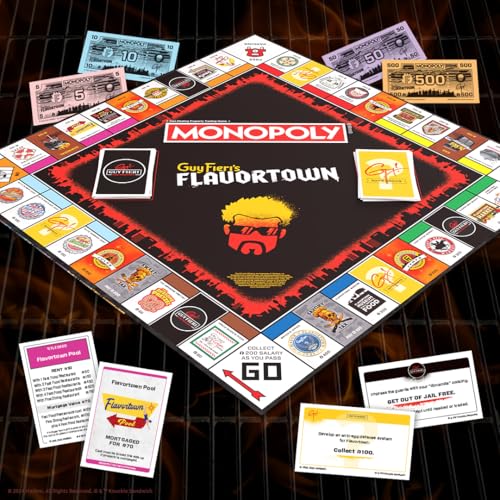 Monopoly: Flavortown juego de mesa edición estándar miniatura 7