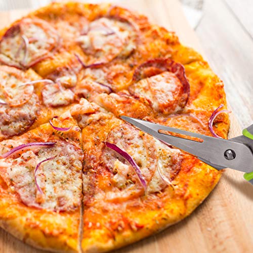 Kitchen Shears - Topmade Kitchen Scissors Heavy Duty Poultry Shear Multi-Purpose Stainless Steel Sharp Utility Food Scissor Wh Magnetic Sheath Detachable Cooking Shear For Chicken|Meat|Game|Bone|Herb #TOP3