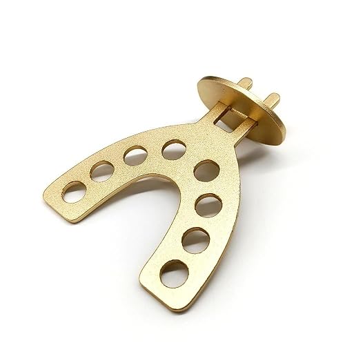 1 Set Dental Tray Middle Forehead Tray Edentulous Dental Tray Set Special for Middle Jaw Tray Aluminium Alloy