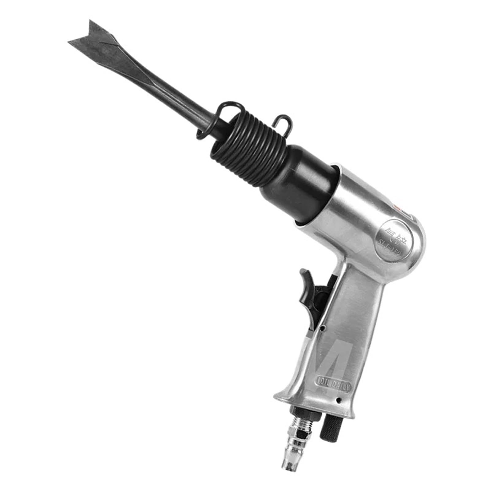 150 Industrial Grade Air Shovel Multifunctional Handheld Hammer Small Shovels Rust Remover Pneumatic Tool with 4 Chisels