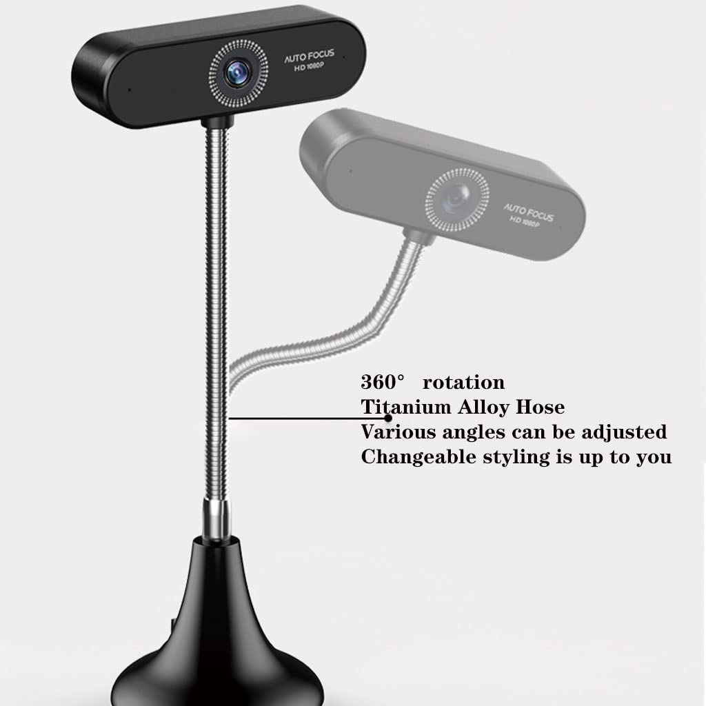 Kamera Internetowa Z Podwójnym Mikrofonem, Autofokus, Automatyczna Korekcja Światła, Kamera Internetowa USB Do Wideo, Nauczania, Przesyłania Strumieniowego I Gier，Do Laptopa