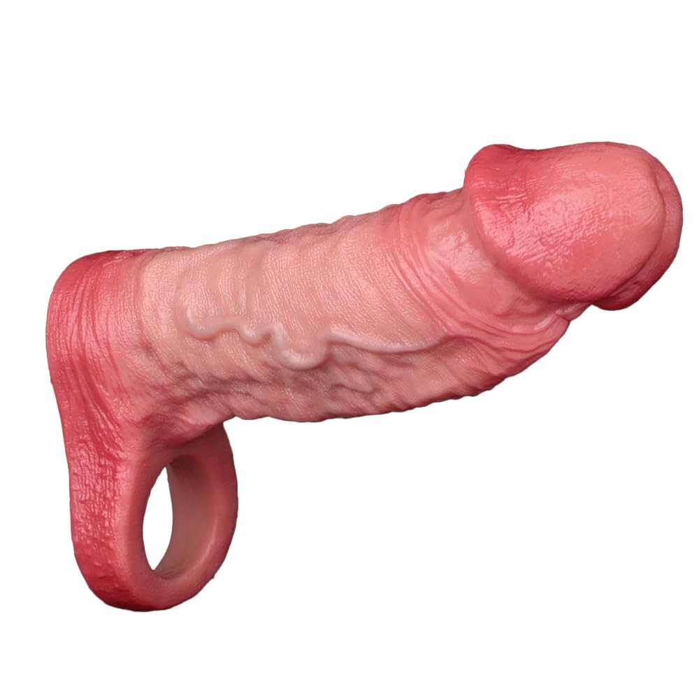 BeHorny Gaine pénienne en silicone liquide, manchon hyperréaliste