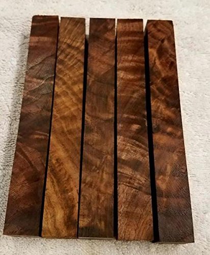 Burled Highly Figured Walnut Pen Blanks - 3/4