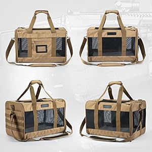 VEAGIA-Cat-CarrierPet-CarrierCat-Carriers-for-Medium-Cats-Under-25Soft-Puppy-Travel-Bag-Carriers-for-Small-Dogs-Airline-Approved-175-x-12-x-12-inches-Khaki-02 - Cucciolini Doodles VEAGIA-Cat-CarrierPet-CarrierCat-Carriers-for-Medium-Cats-Under-25Soft-Puppy-Travel-Bag-Carriers-for-Small-Dogs-Airline-Approved-175-x-12-x-12-inches-Khaki-02