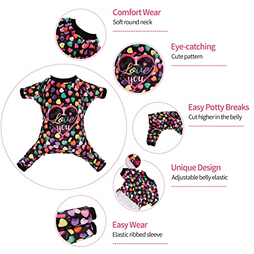 Image of CuteBone Small Dogs Outfit Soft Puppy Onesies Pjs Dog Pajamas Pet Coat Cat Apparel Comfy Doggie Jumpsuit Bodysuit for All Seasons
