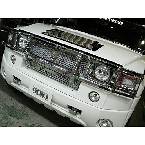 Amazon | CODE9 HUMMER/ハマー H2 ビレット グリルガード ディンプル 