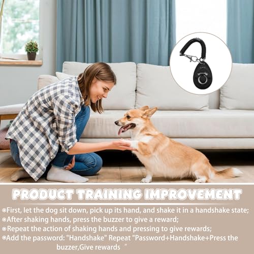 HANGGON 2 Stück Hundepfeife Rückruf Mit Klicker Hund Clicker Einstellbare Hundepfeife Hochfrequenz Lautlos Mit Umhängeband Erziehungshilfen Für Hunde Training Zubehör Hundeerziehung