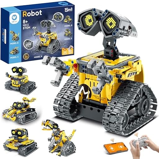 Sillbird Technic Robots para niños de 8 a 12 años, 5 en 1 Juego de Construcción de Robots Programable con App y Mando a Distancia, Regalo Ideal para Cumpleaños y Navidad (435 Piezas) | Ya disponible en tu tienda friki favorita! En mundofriki.es!