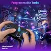 VidPPluing 2 Pack Switch Controllers with Charging Dock, RGB Switch 2 Controller for Nintendo Switch 1/2/Lite/OLED, Wireless Pro Controller with Motion Sensor/Vibration/Turbo/Wakeup Function