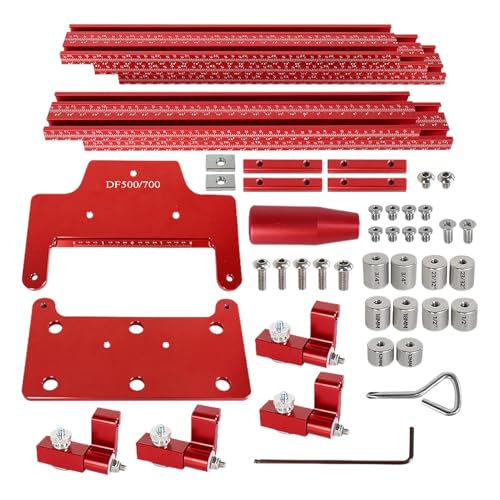 Holzbearbeitung Parallel Führungsschiene - Aluminium Säge Verlängerung Führungsschiene - Zubehör für Möbelbau und Plattenverbindung Präzisionsschnitt Führungshilfe