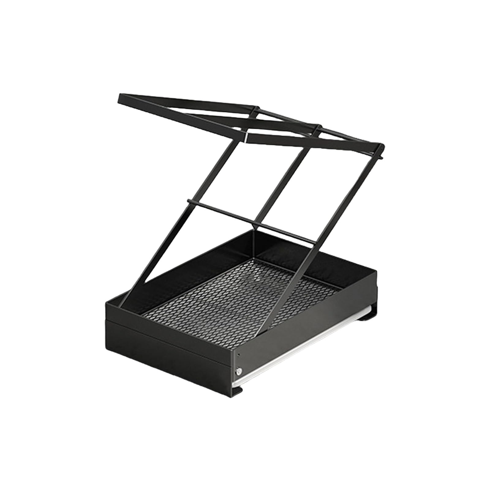 Buxuaaaa Space Efficient Kitchen Sink Organiser with Drain Tray Soap Sponge Towel Holder Cleaning Accessories Storage Rack Kitchen Organiser