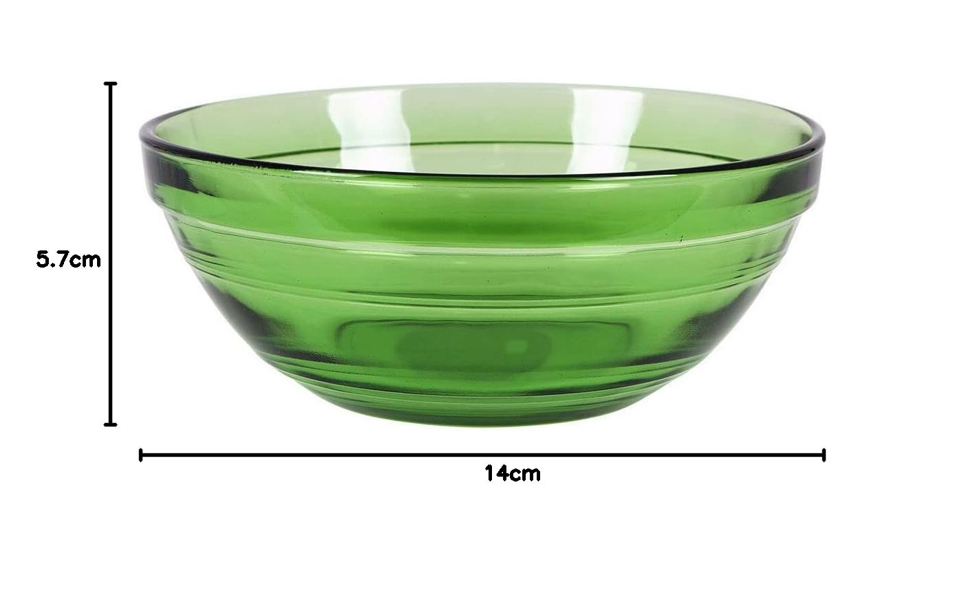 Amazon.co.jp: DURALEX リス スタックボウル グリーン 500cc 2025G F06