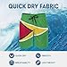 TAIZIYEAH Guyana Flag Men's Swim Trunks Soft Washed Drawstring Walk Short Fashion Beach Shorts XL