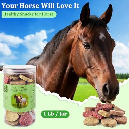 KATUMO Horse Treats, Made with Apple Banana Strawberry and Carrot, Natural Healthy Snacks for Horse Training Rewards and Daily Feeding, 1 lbs - Image 4