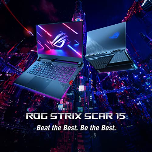 ROG Strix Scar 15 Notebook 15.6" FHD IPS 300Hz, AMD Ryzen 9 5900HX, 16GB RAM DDR4, SSD 1TB NVIDIA RTX 3080, QWERTY Tastiera RGB Inglese, Raffreddamento Avanzato, Windows 11 Home - Notebook - Immagine 1