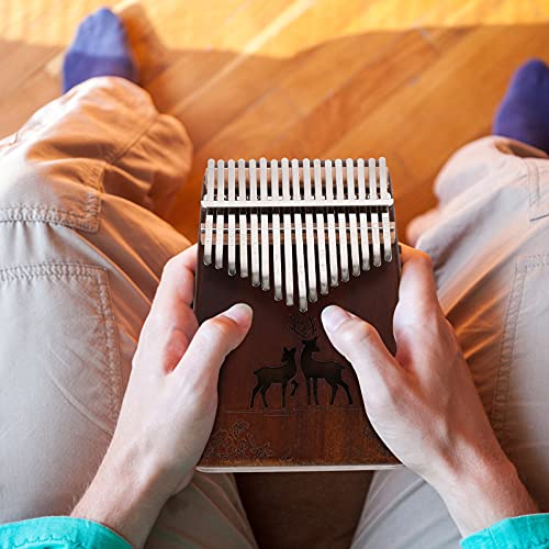 BIENKA Kalimba Pouce Piano 17 Touches Doigt Piano en Bois Mbira Doigt Piano Portable Instrument De Musique for Débutants… - Les Beatles, Paul McCartney, John Lennon, RIngo Starr, George Harrison BIENKA Kalimba Pouce Piano 17 Touches Doigt Piano en Bois Mbira Doigt Piano Portable Instrument De Musique for Débutants… – Image 7