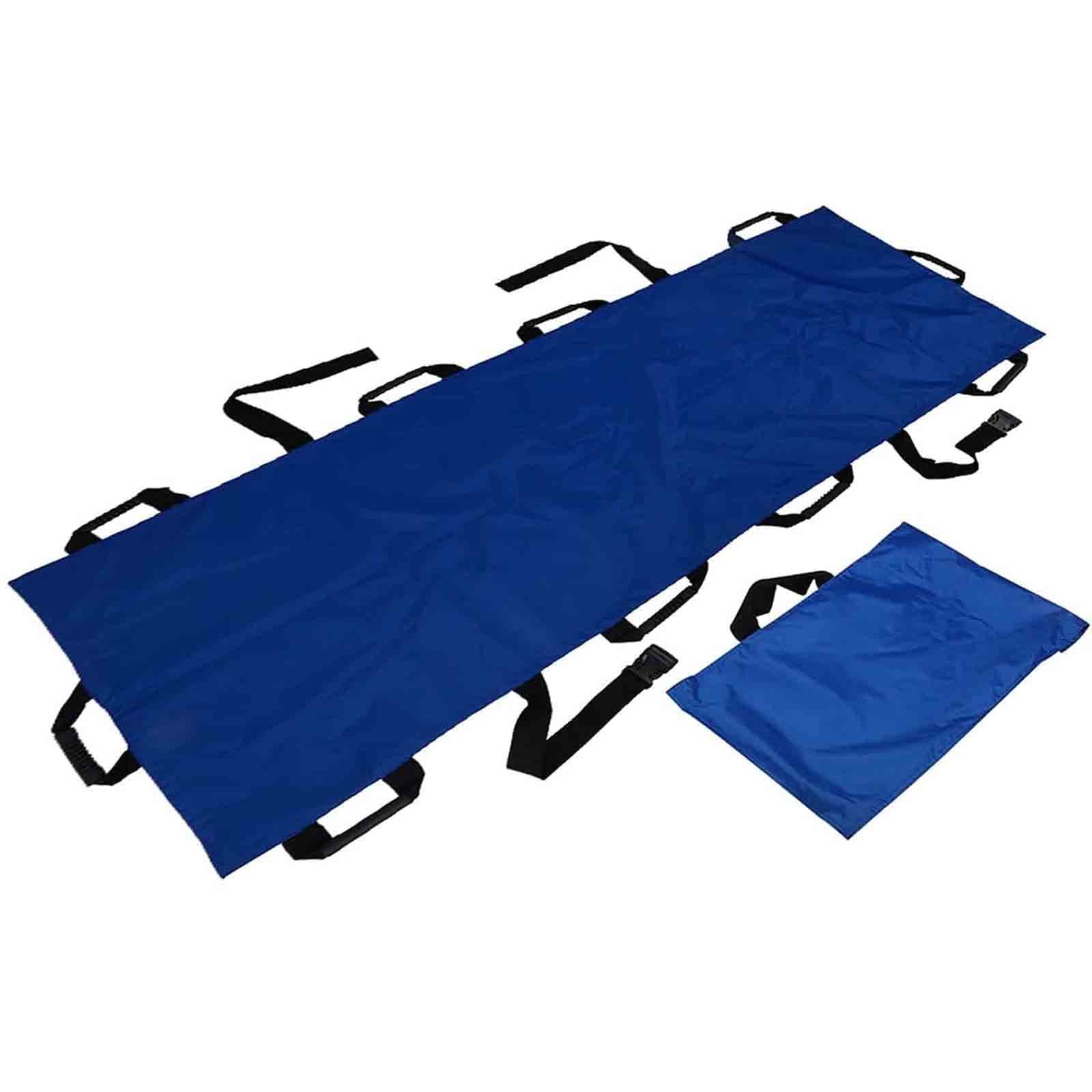 SWENEEN Collapsible Soft Stretcher,Portable 10 Soft Handles Oxford Cloth Household Stretcher,Patient Mover Rescue Stretcher,For Hospital Clinic Home,