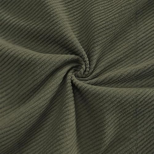 Mokaloha Corduroy Pants, Men's Vintage Casual Embroidery Logo Tether Drawstring Loose Elastic Waist Pocket Trousers4