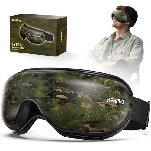 Image of RENPHO Eyeris 1 Eye Massager with Heat, Perfect Relaxation & Birthday Gifts for Men, Husband, Dad, Massaging Eye Mask for Eye Care, Dry Eyes & Head Tension