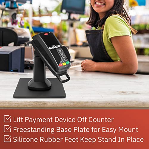 Soporte para PIN Pad 7" con base cuadrada negra miniatura 4