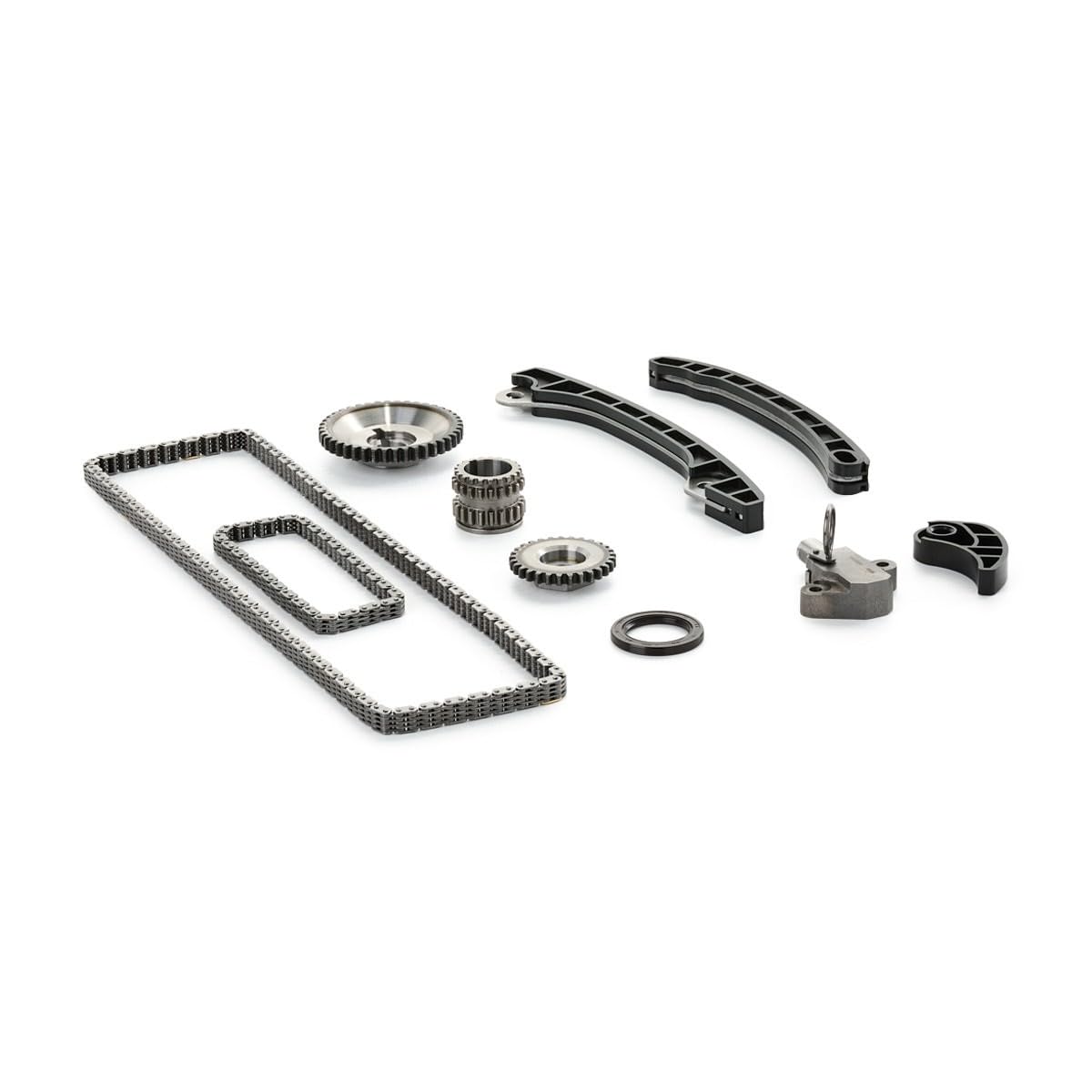 RIDEX 1389T2549 Kit de cadena de distribución con juntas con ruedas dentadas Compatible con NISSAN Qashqai/Qashqai +2 I J10, NJ10