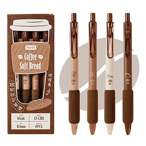 Set de 4 bolígrafos de tinta gel retráctiles 0.5mm