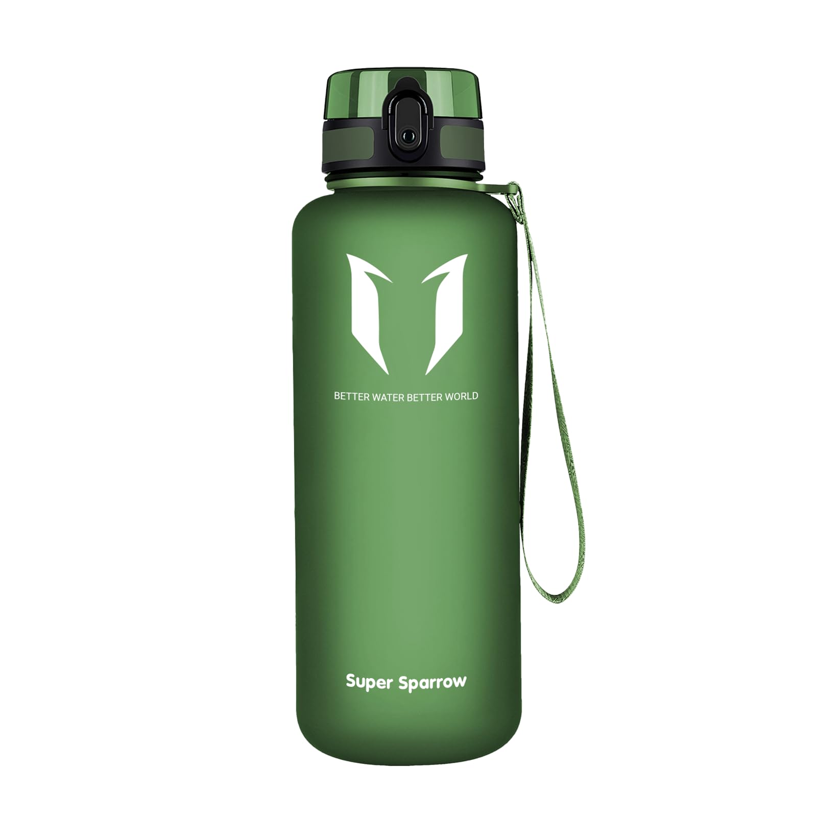 Super Sparrow Borraccia Sportiva & Bottiglia Bambini Senza Perdite - 1.5L Bottiglia Acqua Riutilizzabile di Grande Capacità - Senza BPA