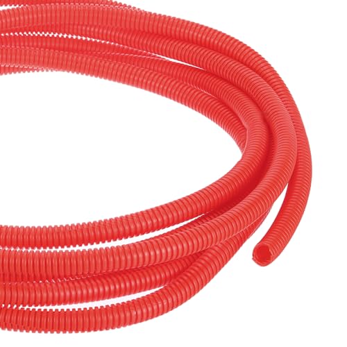 Gaine de protection pour câbles flexible rouge 7.6m protège des morsures d'animaux