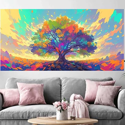 Broderie diamant 5D grand format Arbre de la Vie kit strass cristal